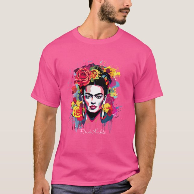 Camiseta Frida Kahlo - Variedade de artigos (Frente)