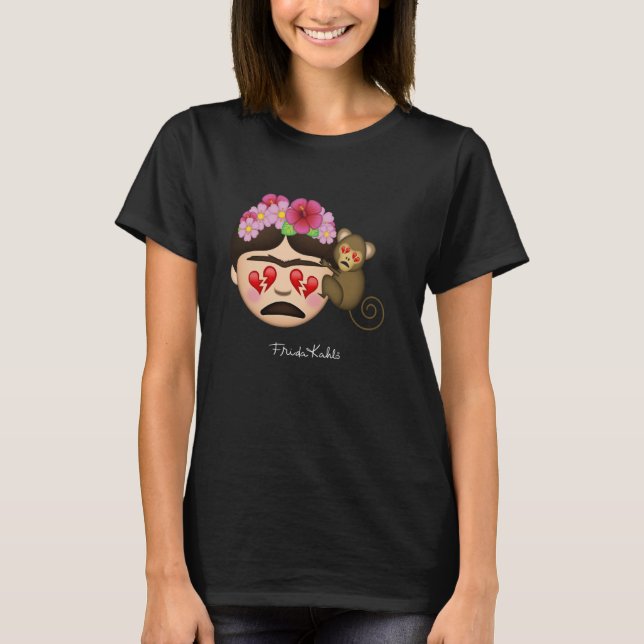 Camiseta FridaMoji. (Frente)