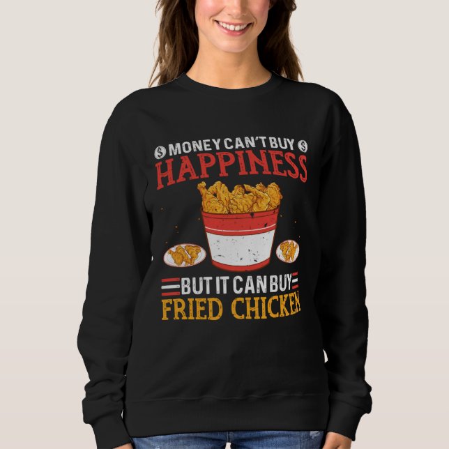 Camiseta Fried Chicken Happiness Foodaholic Lifestyle Food (Frente)