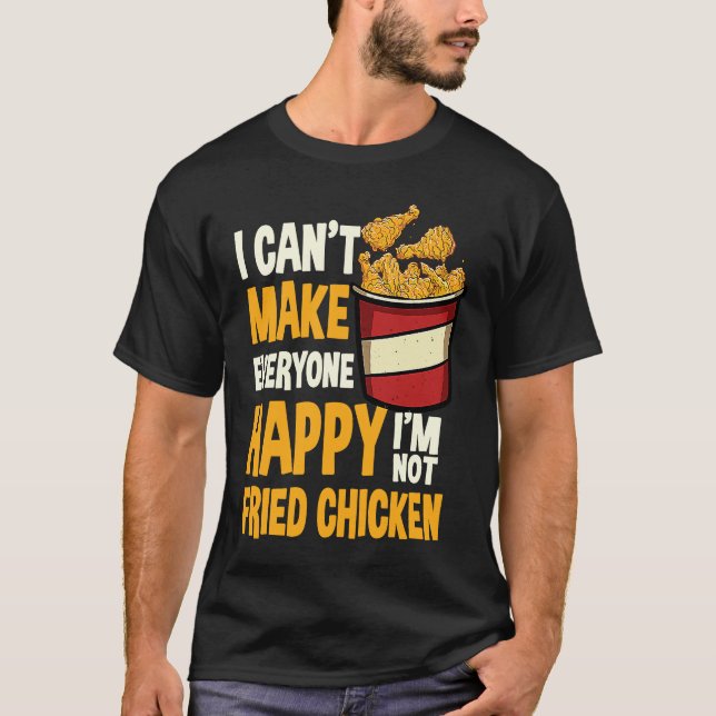 Camiseta Fried Chicken Quote Love Fast Food (Frente)
