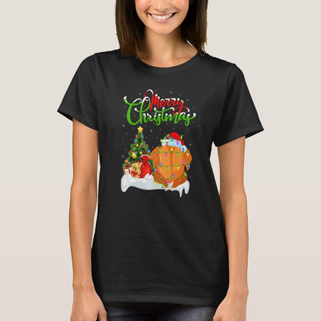 Camiseta Fried Chicken  Xmas Decorations Fried Chicken Chri (Frente)