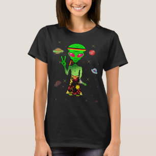 Camiseta Frieden peace psicedelic hippie Space Alienígena G