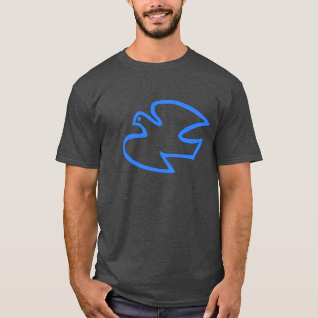 Camiseta Friedenstaube, Peace Dove, Print Design (Frente)