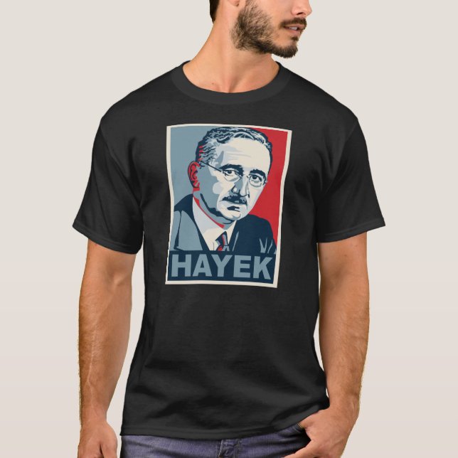 Camiseta Friedrich Hayek (Frente)