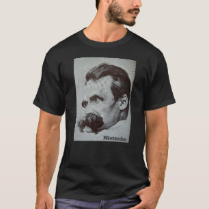 Camiseta Friedrich Nietzsche (desenhado por Hans Olde)