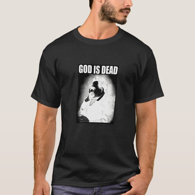 Camiseta Friedrich Nietzsche Deus É Filosofia Morto Que Deu (Frente)