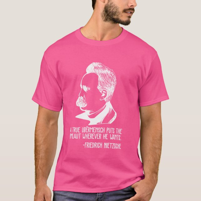Camiseta Friedrich Nietzsche Filosofia Alemã (Frente)