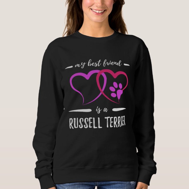Camiseta Friend Jack Russell Terrier Dog  Dog Mom (Frente)