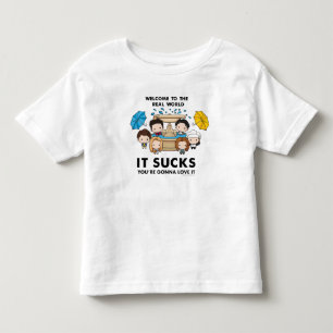 Camiseta FRIENDS™ Bem-vindo ao Mundo Real Chibi