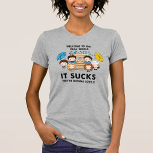 Camiseta FRIENDS™ Bem-vindo ao Mundo Real Chibi