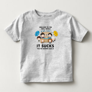 Camiseta FRIENDS™   Bem-vindo ao Mundo Real Chibi