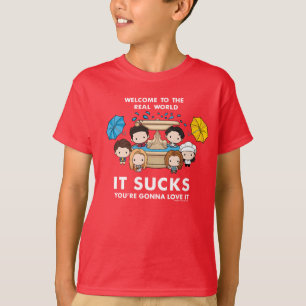 Camiseta FRIENDS™ Bem-vindo ao Mundo Real Chibi