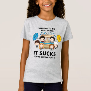 Camiseta FRIENDS™ Bem-vindo ao Mundo Real Chibi