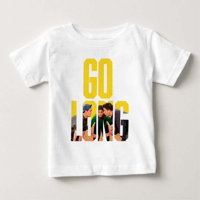 Camiseta FRIENDS™ | Citação Go Long (Frente)