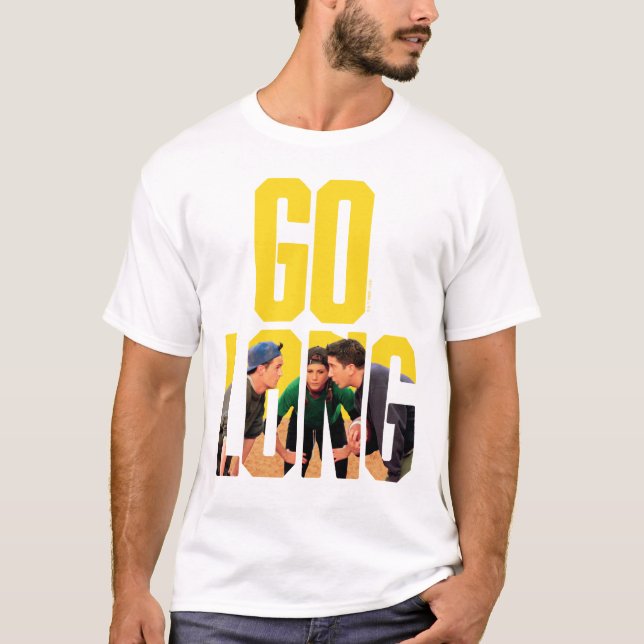 Camiseta FRIENDS™ | Citação Go Long (Frente)