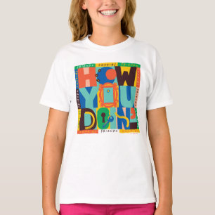 Camiseta FRIENDS™ Como Você Está - Gráfico Vibrante