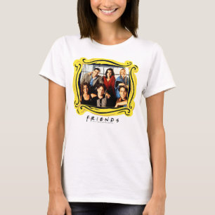 Camiseta FRIENDS™ Elenco Sentado no Apartamento de Monica