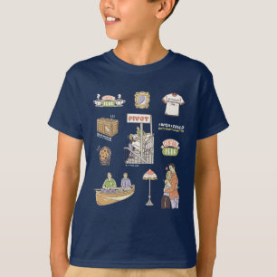 Camiseta FRIENDS™   Ícones de Desenho 2