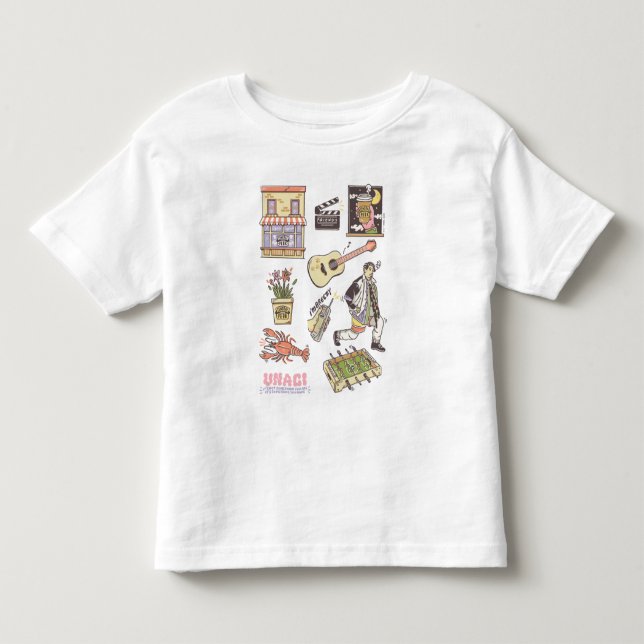 Camiseta FRIENDS™ | Ícones de Desenho Animado Gráfico 3 (Frente)