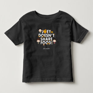 Camiseta FRIENDS™ Joey Não Divide Comida Chibi