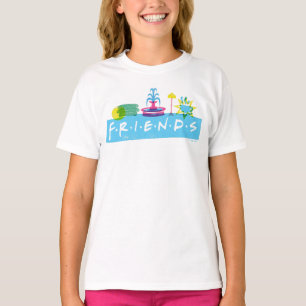 Camiseta FRIENDS™   Logotipo com Ícones