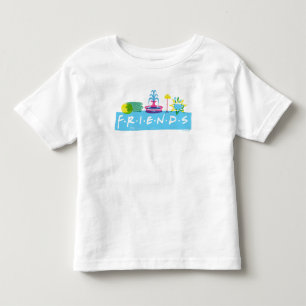 Camiseta FRIENDS™   Logotipo com Ícones