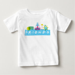Camiseta FRIENDS™   Logotipo com Ícones