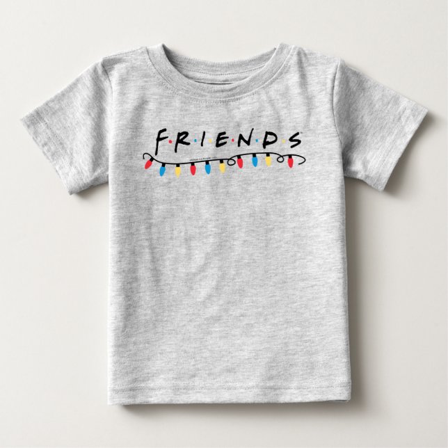 Camiseta FRIENDS™ | Luzes de Natal Logo (Frente)