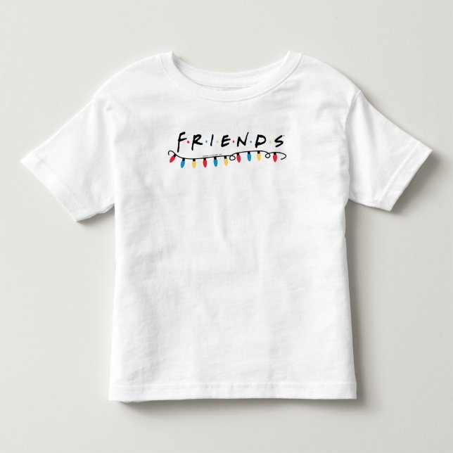 Camiseta FRIENDS™ | Luzes de Natal Logo (Frente)