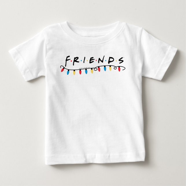Camiseta FRIENDS™ | Luzes de Natal Logo (Frente)