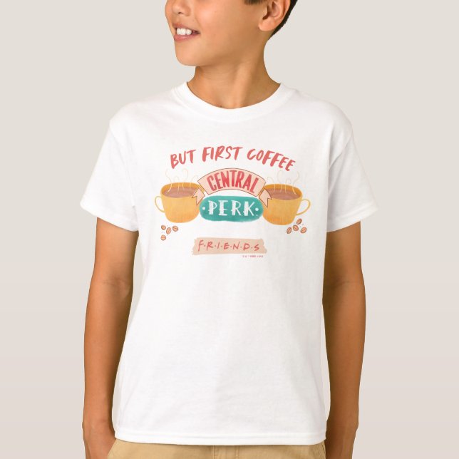 Camiseta FRIENDS™ | Mas Primeiro Café - Central Perk (Frente)