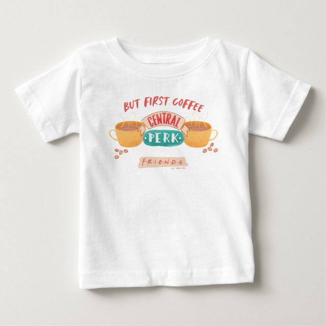 Camiseta FRIENDS™ | Mas Primeiro Café - Central Perk (Frente)