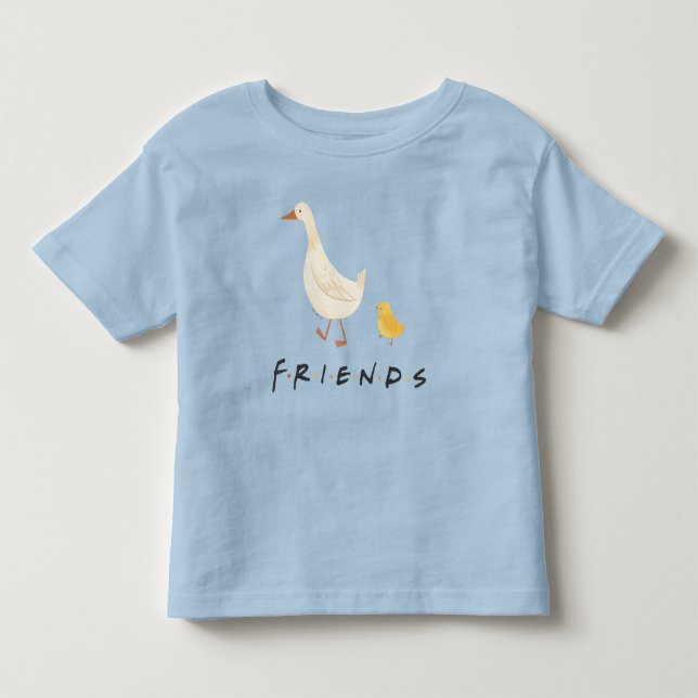 Camiseta FRIENDS™ | O Pintinho e o Pato (Frente)