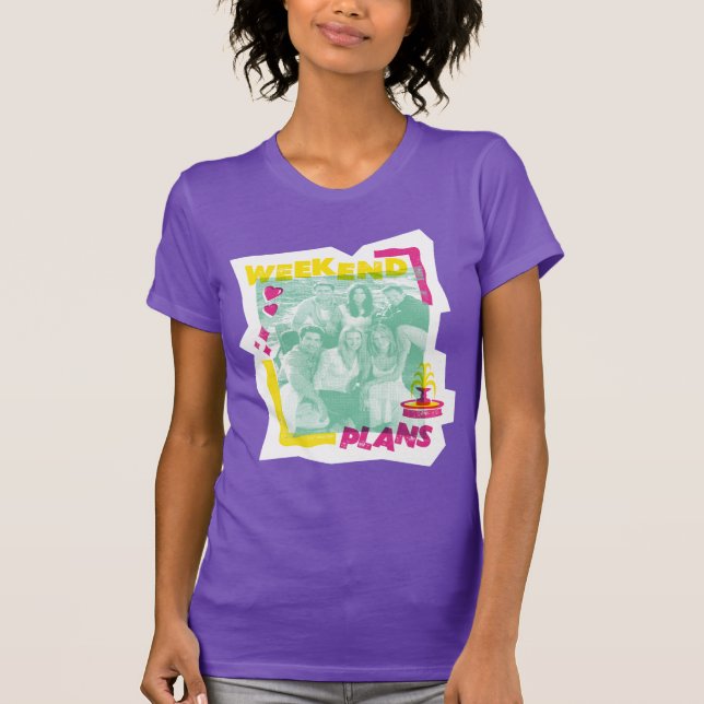 Camiseta FRIENDS™ | Planos de Fim de Semana (Frente)