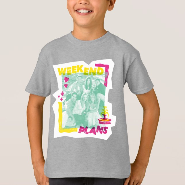 Camiseta FRIENDS™ | Planos de Fim de Semana (Frente)