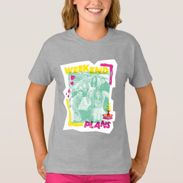 Camiseta FRIENDS™ | Planos de Fim de Semana (Frente)