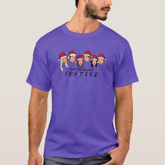 Camiseta FRIENDS Posso Ser Ainda Mais Festivo Camisola de N