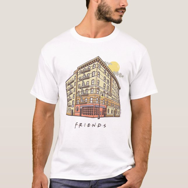 Camiseta FRIENDS™ | Prédio do Apartamento da Monica (Frente)