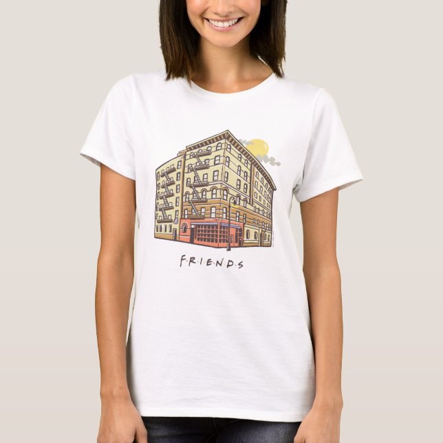 Camiseta FRIENDS™ | Prédio do Apartamento da Monica (Frente)