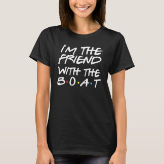 Camiseta Friends With Boats  Boat Captain Boating