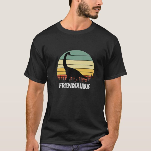 CAMISETA FRIENDSAURUS FRIEND SAURUS AMIGO DINOSAUR (Frente)