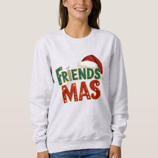Camiseta FriendsMas Christmas | Funny Holiday Friends Gift  (Frente)