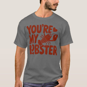 Camiseta FriendsV Mostre Você é Minha Lagosta Citação retrô