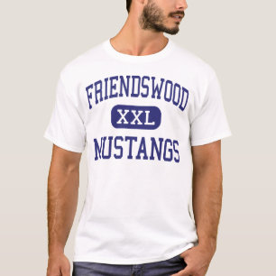 Camiseta Friendswood - mustang - alto - Friendswood Texas