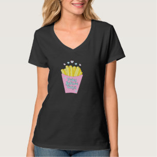 Camiseta Fries Antes Da Cara Fresco Fresco De Pastel Fresco