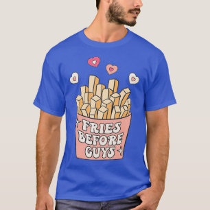 Camiseta Fries Antes da Cara, Raparigas, Namorando Dia dos