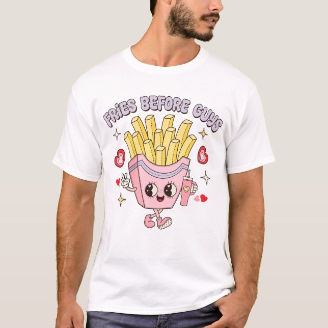 Camiseta Fries Antes de Caras (Frente)