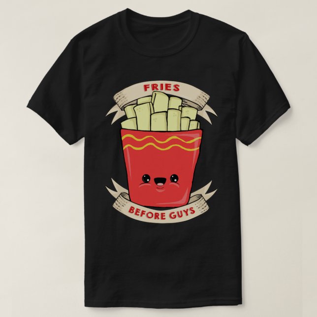Camiseta Fries Antes de Caras (Frente do Design)