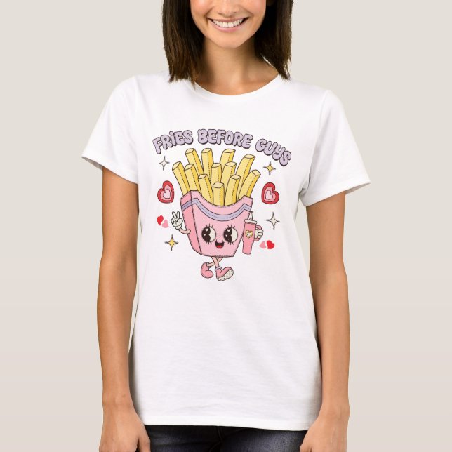 Camiseta Fries Antes de Caras (Frente)