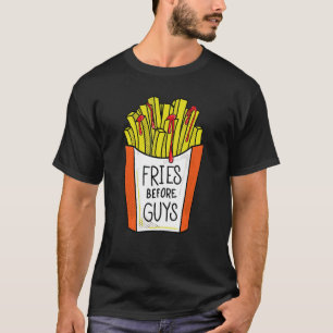 Camiseta Fries antes do feminismo Cara Direitos iguais